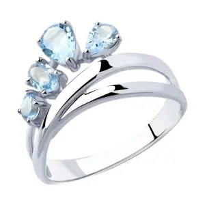 Кольцо Sokolov и Diamant серебро 94-310-00450-1 (Sokolov и Diamant, Россия)