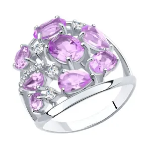 Кольцо Sokolov и Diamant серебро 94-310-00472-3 (Sokolov и Diamant, Россия)