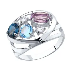 Кольцо Sokolov и Diamant серебро 94-310-00658-1 (Sokolov и Diamant, Россия)