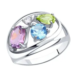 Кольцо Sokolov и Diamant серебро 94-310-00659-1 (Sokolov и Diamant, Россия)
