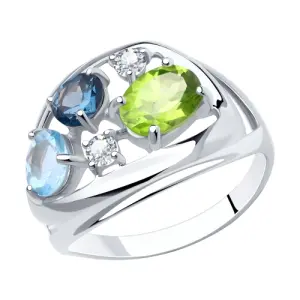 Кольцо Sokolov и Diamant серебро 94-310-00660-1 (Sokolov и Diamant, Россия)