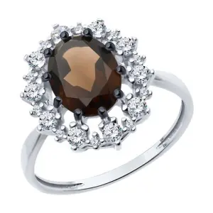 Кольцо Sokolov и Diamant серебро 94-310-02042-4 (Sokolov и Diamant, Россия)
