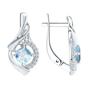 Серьги Sokolov и Diamant серебро 94-320-00379-1 (Sokolov и Diamant, Россия)