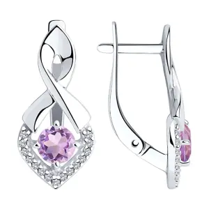 Серьги Sokolov и Diamant серебро 94-320-00380-3 (Sokolov и Diamant, Россия)