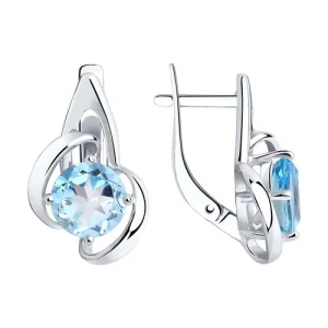Серьги Sokolov и Diamant серебро 94-320-00606-1 (Sokolov и Diamant, Россия)