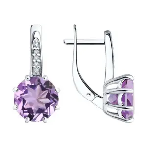 Серьги Sokolov и Diamant серебро 94-320-02040-2 (Sokolov и Diamant, Россия)