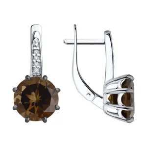 Серьги Sokolov и Diamant серебро 94-320-02040-3 (Sokolov и Diamant, Россия)