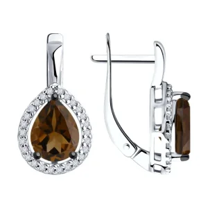 Серьги Sokolov и Diamant серебро 94-320-02047-2 (Sokolov и Diamant, Россия)