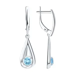 Серьги Sokolov и Diamant серебро 94-321-00436-1 (Sokolov и Diamant, Россия)