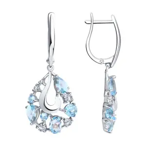 Серьги Sokolov и Diamant серебро 94-321-00463-1 (Sokolov и Diamant, Россия)