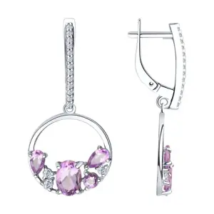 Серьги Sokolov и Diamant серебро 94-321-00466-1 (Sokolov и Diamant, Россия)