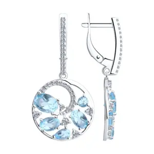 Серьги Sokolov и Diamant серебро 94-321-00472-1 (Sokolov и Diamant, Россия)