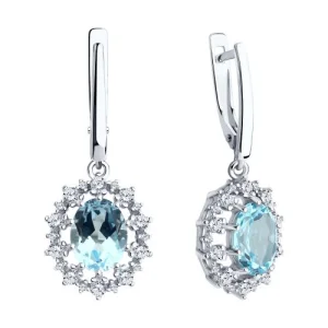 Серьги Sokolov и Diamant серебро 94-321-02042-1 (Sokolov и Diamant, Россия)