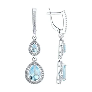 Серьги Sokolov и Diamant серебро 94-321-02047-1 (Sokolov и Diamant, Россия)