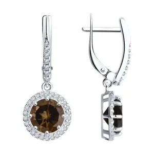 Серьги Sokolov и Diamant серебро 94-321-02052-4 (Sokolov и Diamant, Россия)