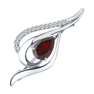 Брошь Sokolov и Diamant серебро 94-340-01045-2 (Sokolov и Diamant, Россия)