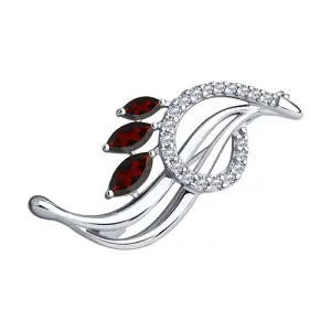 Брошь Sokolov и Diamant серебро 94-340-01048-2 (Sokolov и Diamant, Россия)