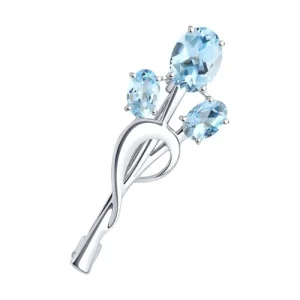 Брошь Sokolov и Diamant серебро 94-340-01165-1 (Sokolov и Diamant, Россия)