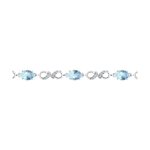 Браслет Sokolov и Diamant серебро 94-350-00586-1 (Sokolov и Diamant, Россия)