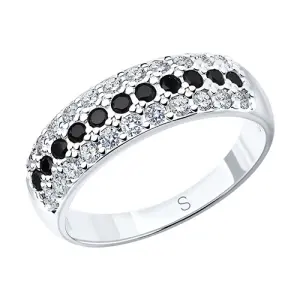 Кольцо Sokolov и Diamant серебро 94010063 (Sokolov и Diamant, Россия)