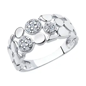 Кольцо Sokolov и Diamant серебро 94010135 (Sokolov и Diamant, Россия)