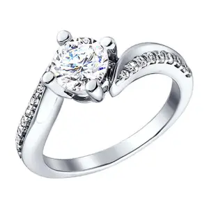 Кольцо Sokolov и Diamant серебро 94010495 (Sokolov и Diamant, Россия)