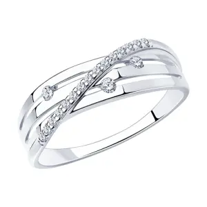 Кольцо Sokolov и Diamant серебро 94010513 (Sokolov и Diamant, Россия)