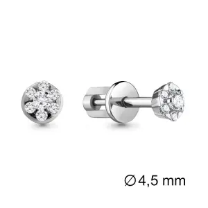 Серьги Aquamarine золото 940106.2 (Aquamarine, Россия)
