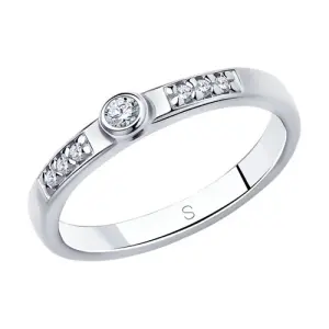 Кольцо Sokolov и Diamant серебро 94010698 (Sokolov и Diamant, Россия)