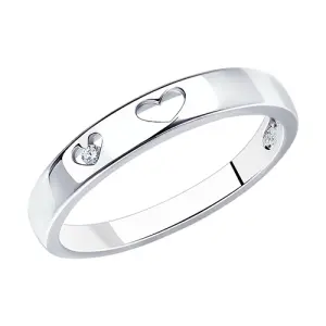 Кольцо Sokolov и Diamant серебро 94011294 (Sokolov и Diamant, Россия)