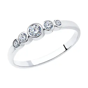 Кольцо Sokolov и Diamant серебро 94011317 (Sokolov и Diamant, Россия)