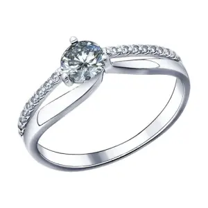 Кольцо Sokolov и Diamant серебро 94011491 (Sokolov и Diamant, Россия)