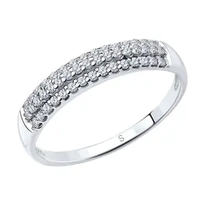 Кольцо Sokolov и Diamant серебро 94011535 (Sokolov и Diamant, Россия)
