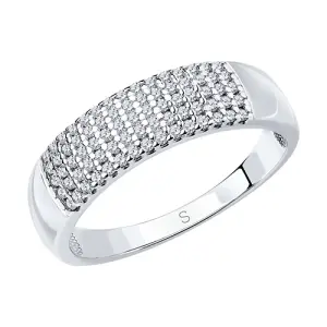 Кольцо Sokolov и Diamant серебро 94011537 (Sokolov и Diamant, Россия)