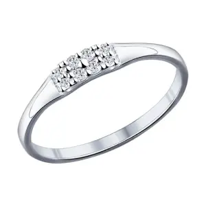 Кольцо Sokolov и Diamant серебро 94011714 (Sokolov и Diamant, Россия)