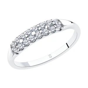 Кольцо Sokolov и Diamant серебро 94011716 (Sokolov и Diamant, Россия)