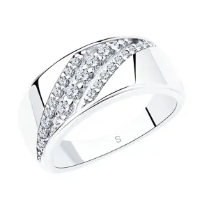 Кольцо Sokolov и Diamant серебро 94011986 (Sokolov и Diamant, Россия)