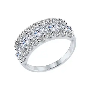 Кольцо Sokolov и Diamant серебро 94012222 (Sokolov и Diamant, Россия)