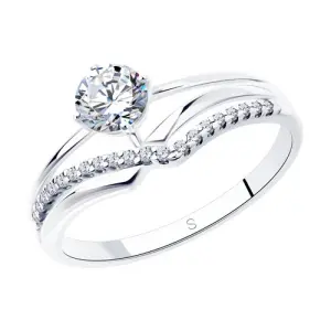 Кольцо Sokolov и Diamant серебро 94012241 (Sokolov и Diamant, Россия)
