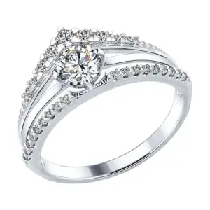 Кольцо Sokolov и Diamant серебро 94012282 (Sokolov и Diamant, Россия)