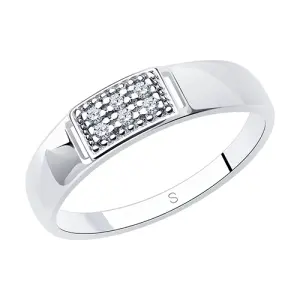 Кольцо Sokolov и Diamant серебро 94012314 (Sokolov и Diamant, Россия)