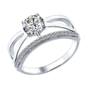 Кольцо Sokolov и Diamant серебро 94012322 (Sokolov и Diamant, Россия)