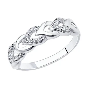 Кольцо Sokolov и Diamant серебро 94012332 (Sokolov и Diamant, Россия)