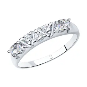 Кольцо Sokolov и Diamant серебро 94012356 (Sokolov и Diamant, Россия)