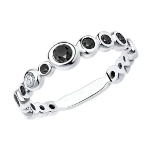 Кольцо Sokolov и Diamant серебро 94012431 (Sokolov и Diamant, Россия)