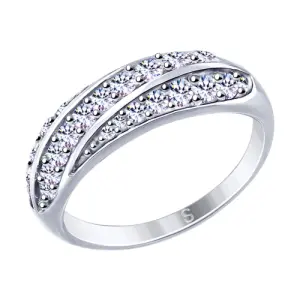 Кольцо Sokolov и Diamant серебро 94012648 (Sokolov и Diamant, Россия)