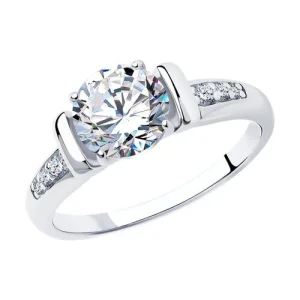Кольцо Sokolov и Diamant серебро 94012674 (Sokolov и Diamant, Россия)
