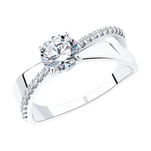 Кольцо Sokolov и Diamant серебро 94012676 (Sokolov и Diamant, Россия)
