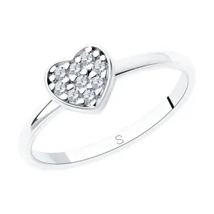 Кольцо Sokolov и Diamant серебро 94012708 (Sokolov и Diamant, Россия)