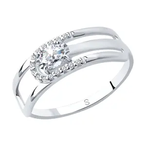 Кольцо Sokolov и Diamant серебро 94012744 (Sokolov и Diamant, Россия)